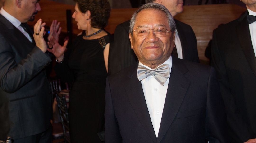 MÉXICO, D.F., 24MARZO2015.- Armando Manzanero, presidente de la Sociedad de Autores y Compositores de México, durante la celebración del 70 aniversario de la SACM. FOTO: ISABEL MATEOS /CUARTOSCURO.COM