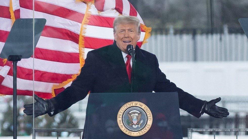Pro-Trump rally ahead of US Congress counting electoral college votes